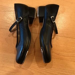 Tap Shoes, Ladies Showtapper Leather Black, BLOCH